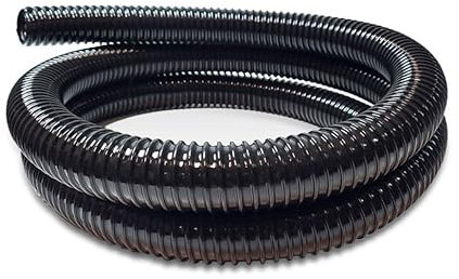 Swell Anti Kink Corrugated Flexible Pond Hose Pipe for Pond Pumps and Filters (12mm Internal Diameter, 5 Metre Length)
