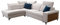 Ecksofa mit Schlaffunktion Alicante VII - Sofa mit Bettkasten - Eckcouch L-Form - Verstellbare Kopfstützen - Schlafsofa - Sofa mit Lamellen - Beige - Linke Seite (Seite Links)