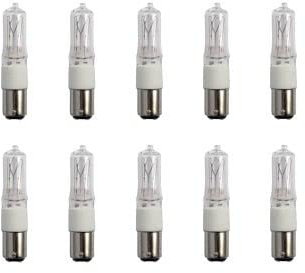 Lighto Halogen Halolux Ceram Ba15d 70W Dimmbar | Halogenlampe/Halogen Leuchtmittel - Ø15mm - 10 Stück