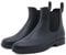 Uniuni Stivali Pioggia Uomo Chelsea Scarpe Gomma Impermeabili Donna Bassi Stivaletti Antiscivolo Comode Rain Boots Nero 43