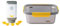 PIKA - Pompe sous vide électrique + Boîte alimentaire inox 1200ml + 5 valves pour boites alimentaires Pika | Appareil de mise sous vide alimentaire