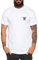 Ruffy T-Shirt Brodé Homme - Broderie Chemise Straw Hat One Pirate Piece Anime Luffy Zoro, Tasse:Blanc, Taille:XXL