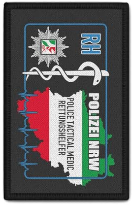 Copytec Patch Rettungshelfer RH Rettung Helfer NRW Polizei Tactical Medic #41584