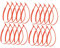 JECOMPRIS 20-Teiliges Set Winterreifenketten nylon schneeketten snow chains for cars autoschneeketten Schneeketten für Autoreifen Ketten für Reifen rutschfeste Kette gewidmet Kabelbinder