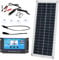 Chargeur solaire portable - Chargeur solaire 18 V avec deux ports USB, panneau solaire pour camping | Convertisseur solaire multifonction imperméable, chargeur de téléphone, fournitures de camping