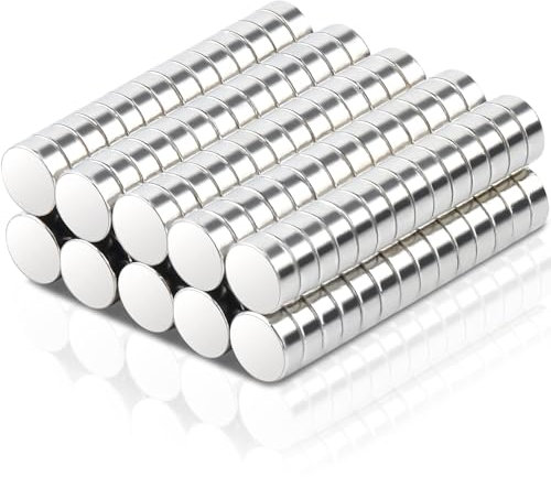 200 Stücke Kleine Magnete Stark, 4x1mm Neodym Magnete Extra Stark Mini Magnete Stark Magnete Klein Rund,Magnete für Magnettafel,Magnete für Pinnwand, Kühlschrank,Handwerk Whiteboard,Magnettafel