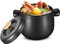 LLHTTDMBDFC Ollas De Barro, Olla De Terracota, Olla De Sopa De Cuerpo De Tambor Espacial Grande con Tapa,Utensilios De Cocina De Cerámica Antidesbordamiento,Olla De Estofado Gruesa Y Duradera