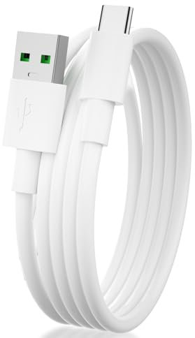 Cable USB C para OPPO Find X5 X8 Pro Reno14 13 1110 8 Pro Find N5, Cable Carga Rapida Tipo c SUPERVOOC 80W Cable USB a USB C 1.8M, para OnePlus 13R 12R Nord CE4 Lite Nord 3 5G realme GT NEO 3T 14 Pro+
