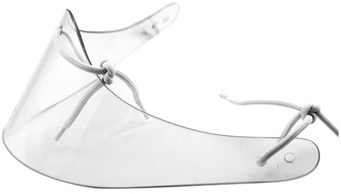 Cndiyald Hockeyhals Guard klarer Anti-Fog-Hockeymaske Anti-Kratzer Hockey Neck Guard Jugendliche Erwachsene PC Hockey-Torhüter Throat Protektor, Hockey Maske