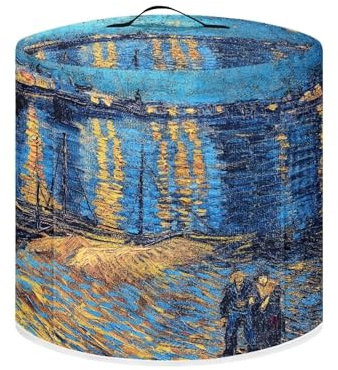 Drnuikhe Starry Night Dust Cover for 3 Quart Instant Pot, Dust Protection Easy Clean Pressure Cooker Cover Electric Appliance Cover Air Fryer Accessories Home Kitchen Decoration,