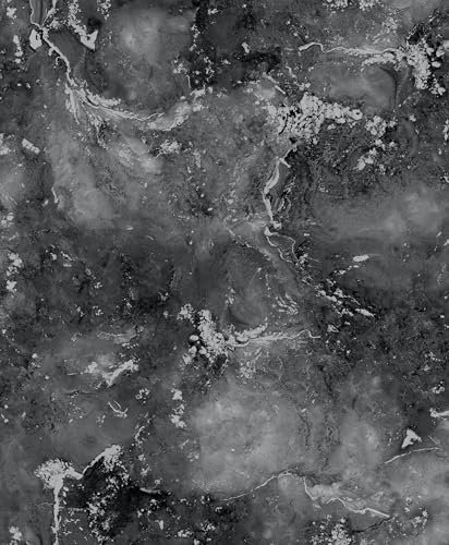 Rokya Metallic Grey/Silver Marble MC7112 Wallpaper