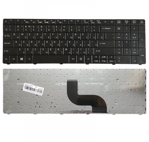 hJNGdU Tastiera Russa Compatibile con A-c-e-r Aspire E1-571 E1-571G E1-521 E1-531 E1-531G TM8571 MP-09G33SU-698 PK130DQ2A04 RU Sostituzione Compatibile(Non-Original)