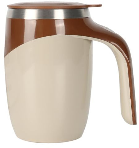 Tazza magnetica per mescolare, tazza per miscelazione automatica, tazza elettrica con miscelazione senza sforzo e design conveniente per caffè, tè o altre bevande, 7,9 x 14,5 cm