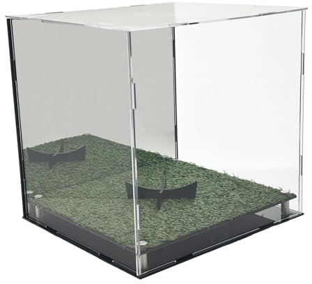 EHJRE Football Vitrine, Acryl, mit Sockel für Sammlerstücke, Baseball