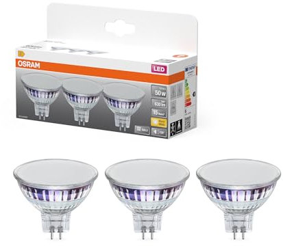 Osram LED Spot Lampe Star MR16 5,3W 827, 2700K warmweiß, GU5.3, 120°, 630 lm, quecksilberfrei