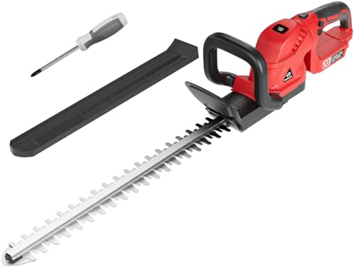 Akku-Heckenschere mit drehbarem Griff für Milwaukee M18 Akku, 52 cm bürstenlose Motorschneider, batteriebetrieben, elektrische Heckenschere, schnurlose Buschschere für Garten (Batterie nicht im