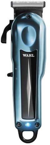 Wahl Super Taper X, Tondeuse Filaire et Sans Fil, Lame en T, Bleu | Tondeuse Filaire et Sans Fil, Lame en T à Dents Décalées, Moteur Rotatif 6500 tr/min, jusqu'à 100 Minutes d'Autonomie