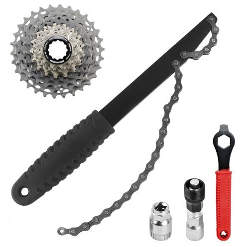 Samlonge Démonte Cassette Vélo Chain, Outils de Cassette de Vélo, Clé de démontage de Broche de Rotor de Mise à Niveau, Demonte Douille Roue Libre Chaîne Fouet pour Fouet de chaîne