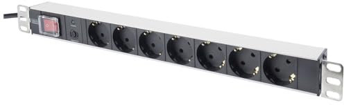 Digitus DN-19 PDU-7SO Steckdosenleiste 48,3 cm (19 Zoll) grau