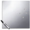 Eurographics Memo Board MB-MIRROR3030 Magnet- und Schreibtafel aus Glas/Spiegel (inklusiv Stift + Magnete) Mirror, 30x30cm