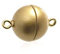 Creative-Beads Magnetverschluss für Schmuck 10mm, Gold matt, extra starker Magnet für Armband Halskette Schmuck,