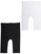 2 PAIRES – LEGGINGS POUR BEBES FILLES | CALEÇONS EN MICROFIBRE POUR BEBES | 50 DEN | BLANC, NOIR | 12, 18, 24 MOIS | BONNETTERIE ITALIENNE (24 mois, VARIE)