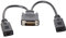 Cablecc DMS-59Pin Male to Dual HDMI 1.4 HDTV Female Splitter Extension Cable for PC Graphics Card