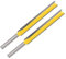 Router Bit Cutter, 1/4 x 3/8 Shank Long Straight Flush Trim Router Cutter Bit Tool, Pack of 2, 3 Inches