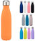 COMVIP 500ml Bouteille d'eau Sport Gourde INOX Isotherme sans BPA C: Orange
