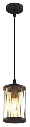 Lindby Außenleuchte Yonan (spritzwassergeschützt (Modern) in Schwarz aus Edelstahl (1 flammig, E27) - Pendelleuchte außen