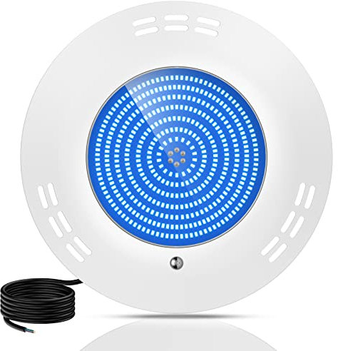 LyLmLe Foco LED Piscina Relleno de Resin,35W Lámpara Piscina para Superficie extraplano Azules Puras,1100lm, Ángulo 140°, IP68 Impermeable, 12V AC/DC