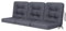 Bjird Bankauflage für Gartenmöbel, Gartenbank, Polsterauflage für Hollywoodschaukel, Auflagen für Gartenschaukelkissen, Sitzkissen, Stuhlauflage, Indoor/Outdoor - Navyblau - 180 cm (3 x 60 cm)
