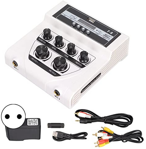 Sound Mixer, BT MP3 Funktion Stereo Mixer Home Karaoke Stereo Mixer für TV PC Smartphone 100-240V(#1)