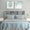 Susany Headboard With Built in Cabinets Bedroom Display Shelf Bookcase Bedroom Storage Cabinet Wooden Storage Backboard Bed Accessory Grey Sonoma 160x19x103.5 cm