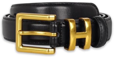 Aurolran Damen Women Belt Gürtel, ABS-Schwarz, 28-31 (Pant 6-10)
