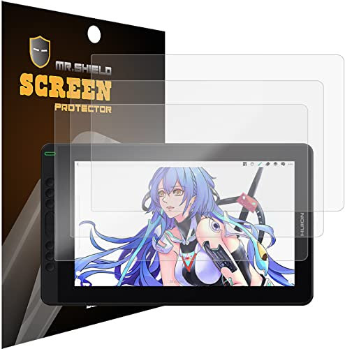 Mr.Shield Schutzfolie Kompatibel mit Huion Kamvas 13 Drawing Tablet Anti-Glare [3 Stück] Displayschutzfolie (PET Material)