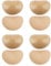 SKHAOVS 4 Paia Imbottiture Autoadesive Reggiseno Inserti Estraibile Push Up Seno Rinforzatore,Pad di Reggiseno Bikini Inserti Pad Tirare sul Reggiseno,per Costume da Bagno Bikini Donna (Cuore)