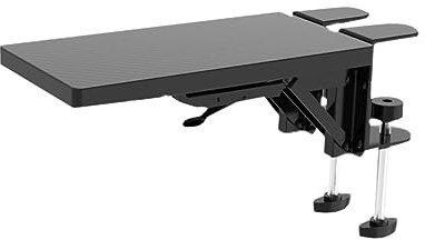 Homoyoyo Ergonomic Foldable Desk Expansion Board Sturdy Abs and Alloy Material, Computer Hand Bracket for Comfortable and Wrist Support at Desktop