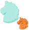 YEAPEAK Unicorn Baking Mould, Silikonformen Einhorn Backform, Einhorn Kuchenform Silikon, 3D Kuchenbackform für Einhornkuchen, Backen Kindergeburtstag Silikonform Für Party Geburtstage,Grün