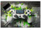 Gaming Schreibtischunterlage personalisiert mit Namen | wasserfeste Schreibunterlage, abwischbar, hochwertiges Acrylglas, Gamer Teenager Kunststoff | 80x60cm Graffiti Controller