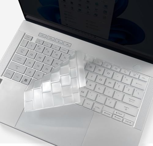 CaseBuy Funda de teclado de alta calidad ultrafina para ASUS ROG Zephyrus G14 GA403 GA403UU GA403UV GA403UI / 2024 ASUS ROG Zephyrus G16 GU605 GU605MV GU605MI GU605MY GU605MZ GU605MU 4. 0.25 pulgadas