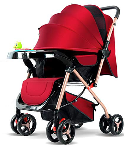 2020 Kinderwagen, 360-Grad-Drehung Funktion Kinderwagen-Ledersportkinderwagen Kinderwagen, Autositz