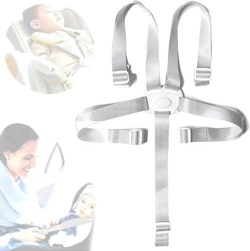 Hochstuhlgurt, Babyhochstuhlgurt, 5-Punkt-Gurt, verstellbar, Universal, für hohe Heckklappe / Kinderwagen