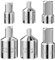 MeoZynxadril 6 Piezas Adaptador Carraca, Set Chiavi a Cricchetto, Adaptadores de Vaso, 3/4 a 1/2, 1/2 a 3/4, 1/4 a 3/8, 3/8 a 1/4, 1/2 a 3/8, 3/8 a 1/2, para Carraca, Tuerca, Llaves de Vaso