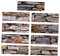 Alipis 9St Wandtattoos für Zuhause Aufkleber für Bodenfliesen dekorativer Wandaufkleber kitchen tiles wandpaneele pezzettino selbstklebendes Wandpaneel wandtattoo küche selber machen Eva