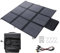 Panneau solaire pliable 200 W, câble de 3 m, efficacité de conversion de 22 %, étanche IP67, chargeur solaire portable pour camping, extérieur