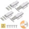 Push Open Door Catches 4 Pack Cabinet Magnetic Push Catches Cupboard Push Latch Touch Open Kitchen Drawer Closer Push Opener for RV Door Damper Large Push to Open Wardrobe Closure - Easy Install