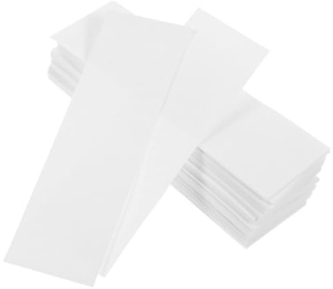 GLEAVI 100 Pezzi Carta Da Filtro Da Laboratorio Strisce Assorbenti Per Cromatografia e Pulizia Del Microscopio Carta Trasparente Per Esperimenti Chimica e Biologia