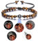 Jovivi Personalisiertes Armband Mit Foto Bild Projektion - 100 Sprachen Ich Liebe Dich Fotoarmband für Herren Damen - Freundschaftsarmbänder Personalisierte Geschenke (Tigerauge)