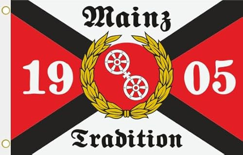 U24 Flagge Fahne Mainz Tradition 1905 Hissflagge 90 x 150 cm